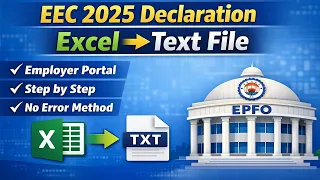 How to Create Text File from Excel for EEC 2025 Declaration