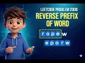 LeetCode 2000 Reverse Prefix of Word Stack Application DSA Stack Series
