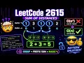 LeetCode 2615 Explained Sum of Distances Prefix Sum Grouping Java