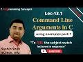 Command line argument questions part-1