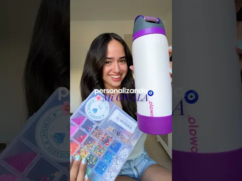 Personalizando mi botella de agua✨🌸🧿 #owala #vlog #costura #cuencas #españa