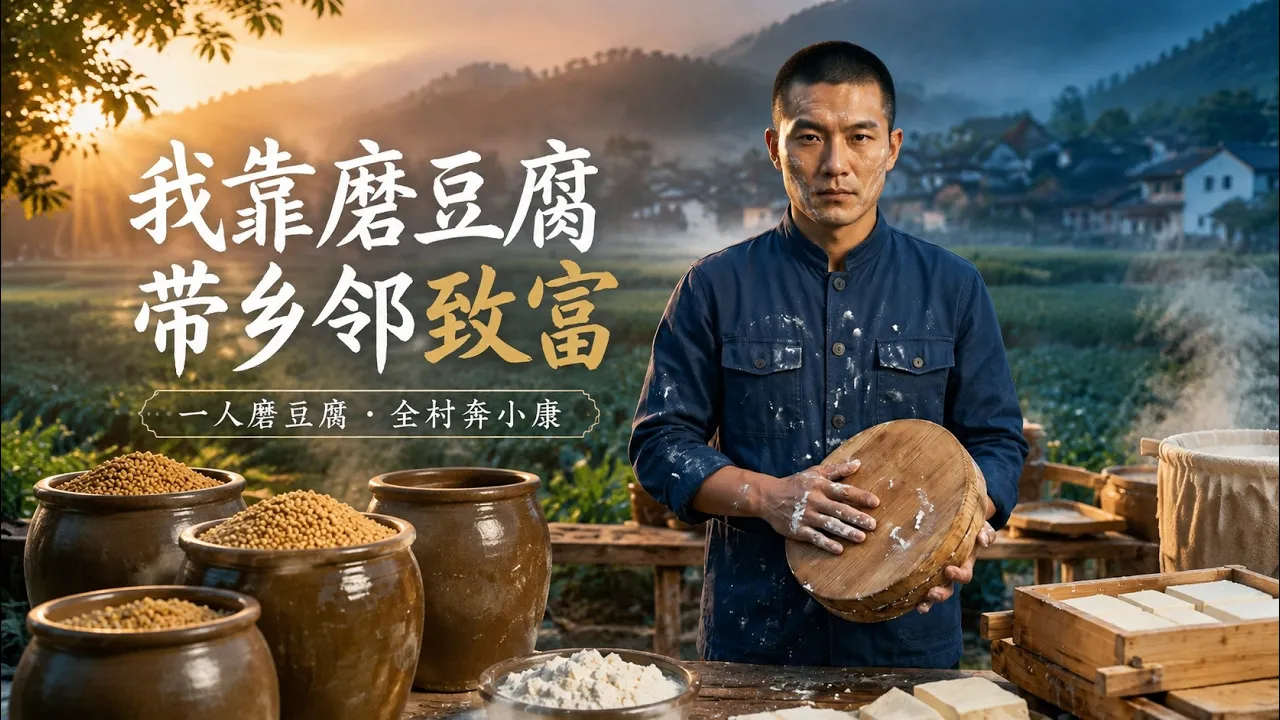 我靠磨豆腐带乡邻致富