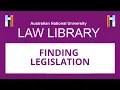Finding Legislation