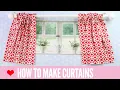 How to Make Curtains SIMPLE Rod Pocket Style