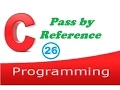 C programming tutorial - pass by reference with example