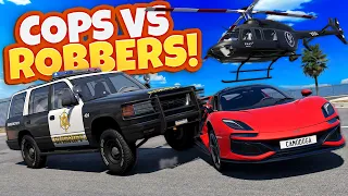 We Used Voice Chat to Hunt Robbers in BeamNG Drive!