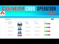 How to Create CRUD Operations in CodeIgniter 3 Step-by-Step Tutorial