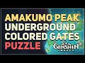 Amakumo Peak Underground Gate Door Mechanism Puzzle Genshin Impact