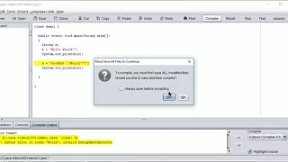 Java Strings and Escape Codes using Dr Java