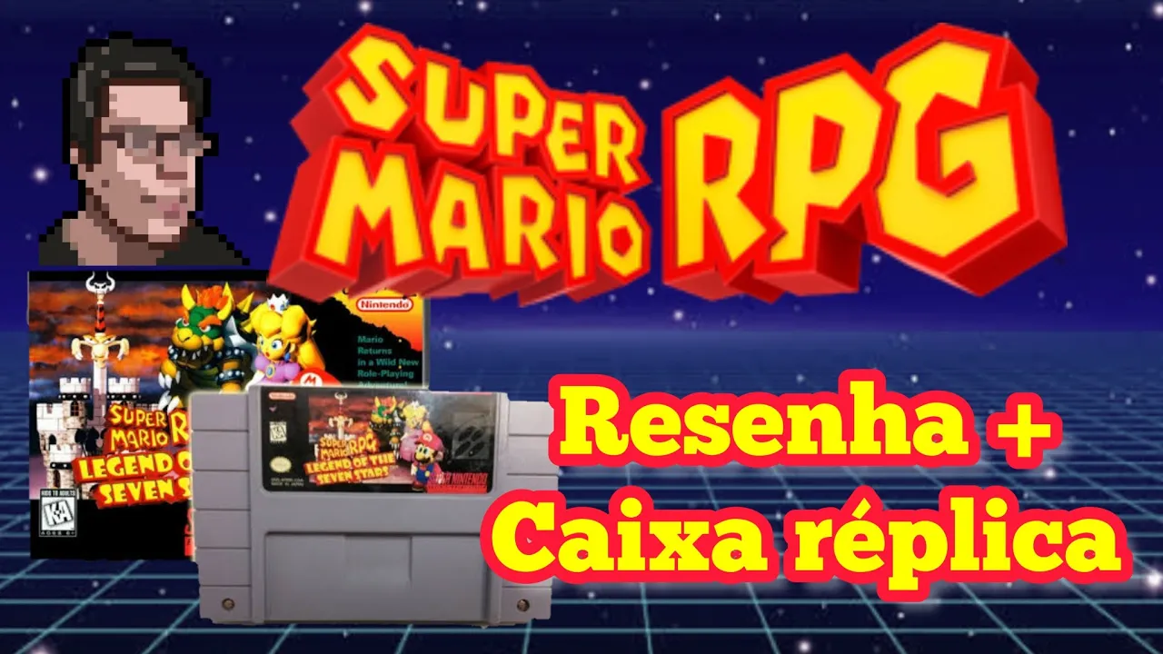 SUPER MARIO RPG - RESENHA E CAIXA RÉPLICA !!!!