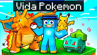 Teniendo una VIDA DE POKEMON en Minecraft!