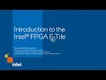 Download Lagu Introduction to the Intel® FPGA F-Tile