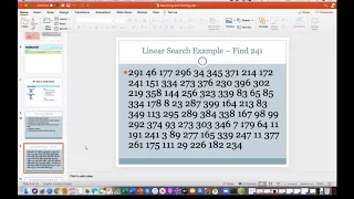 Gcse Python - Linear Search