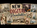New digital printables and a quick tutorial