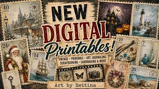 New digital printables and a quick tutorial