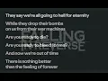 Falling In Reverse - "Joseph" (feat. Corey Taylor and Serj Tankian) LYRICS
