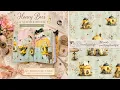 Learn How To Make This Cute Traveler s Notebook Folder Easy Tutorial Honey Bees Summer Breeze