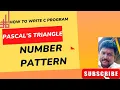 C Programming Challenge Creating Pascal s Triangle Number Pattern CodeWithBV