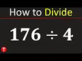 176 divided by 4 176 4 Divide 176 by 4