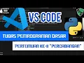 Tugas Pemrograman Dasar - Pertemuan ke-11 materi PERCABANGAN