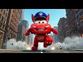 Lagu Can Chase McQueen Defeat the Enraged Giant Bull? 🐂 | Cars Toon 3D Animation