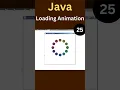 Java Animation Tutorial - Rotating Circles Effect