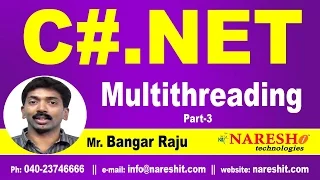 Multithreading in C NET Part 3 C NET Tutorial Mr Bangar Raju