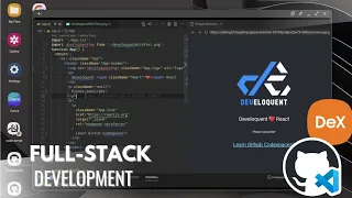 How to use a Tablet to develop Full-stack Apps VS Code - Github Codespaces Tutorial