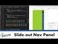 Create the Slide-out Navigation Panel and Adjust Hamburger Icon for Mobile Navigation