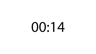 Professional 14 second timer