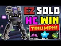 SOLO Hardcore Triumph with Turret Full Guide TDS Tower Defense Simulator