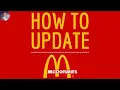 MCDONALDS UPDATE App how to update McDonald s application menu and DOWNLOAD the NEW Version