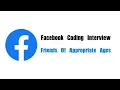 Facebook Coding Interview Question Leetcode 825 Friends Of Appropriate Ages