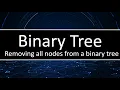 C Binary Tree - Remove all the elements with clear