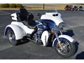 SOLD 2015 Harley-Davidson FLHTCUTG - Tri-Glide Ultra White Blue Hot Pearl