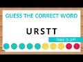 Scrambled Word Game Can You Unscramble These Words 5 Letters
