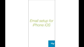 Add UCSF Exchange email on iOS