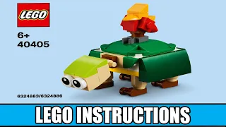 LEGO INSTRUCTIONS - Monthly Mini Model - Kindness Day Turtle - 40405 (10-2020)