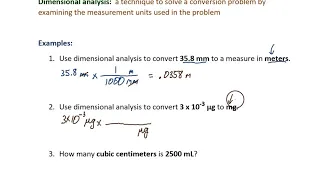 Lesson 3 3 Part 1 Solving Conversion Problems One-Step