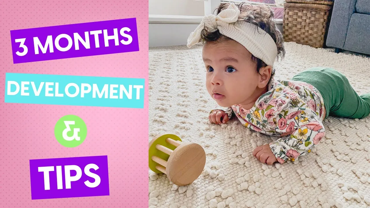 3 Month Old Baby Developmental Milestones *LIVE EXAMPLES* Fine Motor, Gross Motor, Cognitive, & More