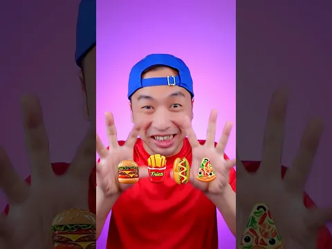 Makan Emoji Kecil🍔🍟🍕🌭 #asmr #mukbang #makansesuaiemoji #videomakan