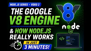What is V8 engine and the working of Node js learnwithmejay