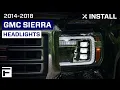 How To Install 14-18 GMC Sierra LED Headlights FORM Lighting