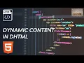 Dynamic Content in DHTML DHTML Complete Course