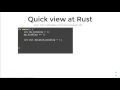 Rust intro for Java Developers by Hanneli Tavante