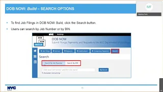DOB NOW Build - Design Professional Filing Representatives