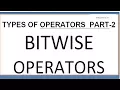 BIT WISE OPERATORS HINDI