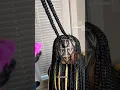 Heart-shaped box braids