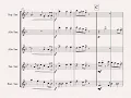 Ding dong merrily on high (Ab) - Swing - Saxophone Quintet