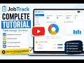 How to Use the JobTrack Job Application Tracker Complete Tutorial Dashboard Walkthrough
